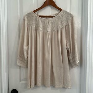 EUC J Jill Smocked Top